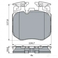 Тормозные колодки, комплект BOSCH 0986424431 9Q 5IYHR 1437243656 - Изображение 8