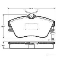 Тормозные колодки, комплект BOSCH D 638 7516 D 638 7516 Volkswagen Transporter (T4) 4 Автобус 2.4 D Syncro 78 л.с. 1992 – 1998 0986tb2027