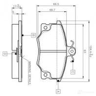 Тормозные колодки, комплект BOSCH Fiat Tempra (159) 2 Седан 1.9 D (159.AG) 65 л.с. 1991 – 1996 E1 90R - 01249/297 0986tb2006 WVA 20833