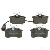 Тормозные колодки, комплект BOSCH 20960 342754 BP1537 0986495239 - Изображение 8