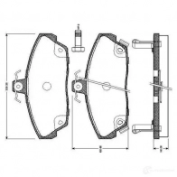 Тормозные колодки, комплект BOSCH 0986tb2190 WVA 21515 E1 90R - 01249/383 6016912