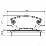Тормозные колодки, комплект BOSCH 23959 0986495085 342652 BP1544 - Изображение 6