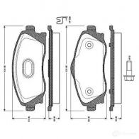Тормозные колодки, комплект BOSCH Opel Combo (C) 2 Минивэн 1.3 CDTI 16V 69 л.с. 2004 – 2011 0986tb2380 WVA 23225 E9 90R - 01108/242