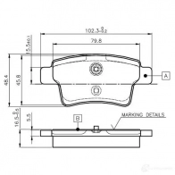 Тормозные колодки, комплект BOSCH 6016370 Z1OJT 6 0986tb2980 4047024257719