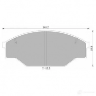 Тормозные колодки, комплект BOSCH 0986ab1924 1193487969 BP1924 72 05-D303