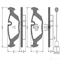 Тормозные колодки, комплект BOSCH 0986tb2531 6015280 4047024111073 TP0 Z7M9