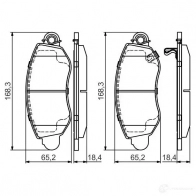 Тормозные колодки, комплект
