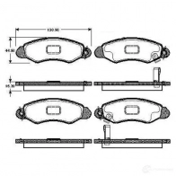 Тормозные колодки, комплект BOSCH Suzuki Swift 0986tb2785 8 H1SJ 4047024114289