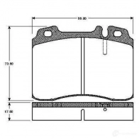 Тормозные колодки, комплект BOSCH 4047023034229 6015242 0986tb2203 LY C64TR