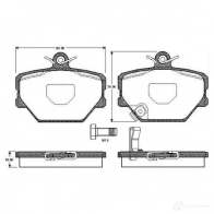 Тормозные колодки, комплект BOSCH 0986tb2787 9PWVS EI 4047024114302 6014074