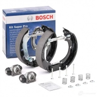 Барабанные тормозные колодки, комплект BOSCH 307360 N4E68 KS15 6 0204114156 - Изображение 2
