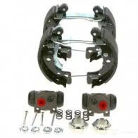 Барабанные тормозные колодки, комплект BOSCH KS 027 0204114027 307298 24I16