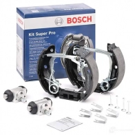 Барабанные тормозные колодки, комплект BOSCH KS5 91 307449 BEM6PG 0204114591 - Изображение 2