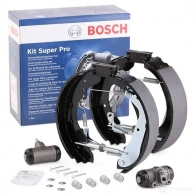 Барабанные тормозные колодки, комплект BOSCH 307391 6MGM45 0204114508 KS50 8 - Изображение 2