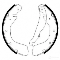 Барабанные тормозные колодки, комплект BOSCH BS51 6 YS4HG 341469 0986487264 - Изображение 2