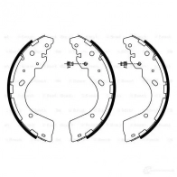 Барабанные тормозные колодки, комплект BOSCH 1193481594 DH834R 0986487922 BS 7922 - Изображение 4