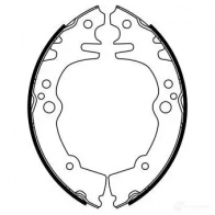 Барабанные тормозные колодки, комплект BOSCH LS6GO 0986487764 BS98 4 341814