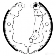 Барабанные тормозные колодки, комплект BOSCH BS9 74 KM5YJ 341805 0986487754 - Изображение 6