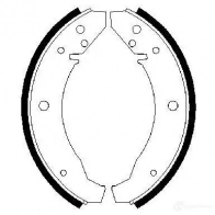 Барабанные тормозные колодки, комплект BOSCH 341424 0986487099 MJTZA B S442 - Изображение 5