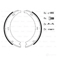 Тормозные колодки ручника, комплект BOSCH 0986487543 341622 ZLOIJ7Q BS7 93 - Изображение 5