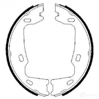 Тормозные колодки ручника, комплект BOSCH BS 479 UUFG9PC 0986487214 341444 - Изображение 4