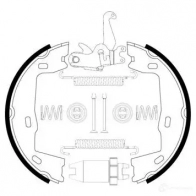 Тормозные колодки ручника, комплект BOSCH 1425135705 S5COZ98 0204113824 KF38 24 - Изображение 6
