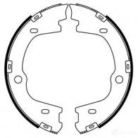 Тормозные колодки ручника, комплект BOSCH 0986487778 341829 BS 998 YUQDQZ - Изображение 4