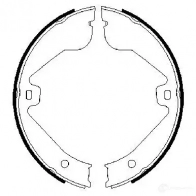 Тормозные колодки ручника, комплект BOSCH 341753 G0SF1 0986487705 BS92 5 - Изображение 6
