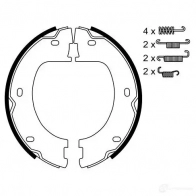 Тормозные колодки ручника, комплект BOSCH 44BB38 341802 0986487751 BS9 71 - Изображение 4