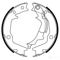 Тормозные колодки ручника, комплект BOSCH 0986487768 341818 FFSCYJT B S988 - Изображение 5