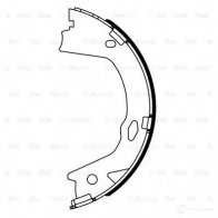 Тормозные колодки ручника, комплект BOSCH 0986487948 H7DM1 1193481616 BS7 948 - Изображение 4