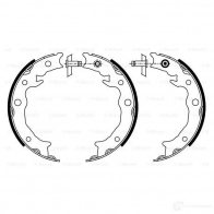 Тормозные колодки ручника, комплект BOSCH 0986487933 54729 BS793 3 341970 - Изображение 4