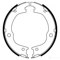 Тормозные колодки ручника, комплект BOSCH BS1 000 0986487780 341831 MHN4EAL - Изображение 3