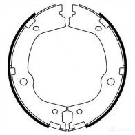 Тормозные колодки ручника, комплект BOSCH 341827 BS 996 0EBRMC4 0986487776 - Изображение 5