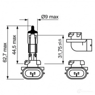 Лампа BAU15S 50 Вт 12 В BOSCH 1987302028 1437245370 W QPSE0