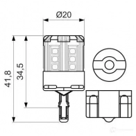 Лампа W3X16D 2.5 Вт 12 В 6000K BOSCH 1987301524 1437245352 M A6ZGJ - Изображение 2