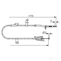 Трос ручника, стояночного тормоза BOSCH 355364 6JRMM5J BC1 188 1987482304