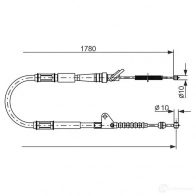 Трос ручника, стояночного тормоза BOSCH SCYSXN B C307 Toyota Carina 1987477414