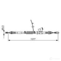 Трос ручника, стояночного тормоза BOSCH 355664 MK6LK 1987482672 B C2672 - Изображение 3