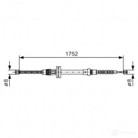 Трос ручника, стояночного тормоза BOSCH XN8DA B C938 1987482044 355114