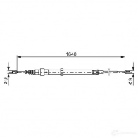 Трос ручника, стояночного тормоза BOSCH 353905 1987477807 BC 655 Q57I85