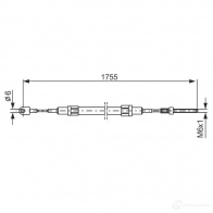 Трос ручника, стояночного тормоза BOSCH 1987477071 353349 BC 060 518JT