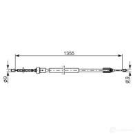 Трос ручника, стояночного тормоза BOSCH DEM2652 1987482309 BC1 193 Renault Twingo