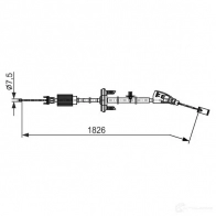 Трос ручника, стояночного тормоза BOSCH SA5NGG Peugeot 3008 1 (0U, PF2) 2008 – 2016 BC27 99 1987482799