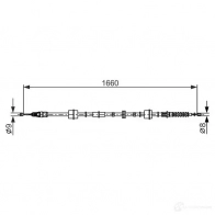 Трос ручника, стояночного тормоза BOSCH 355651 BC2 659 M5NFF8 1987482659 - Изображение 2