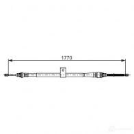 Трос ручника, стояночного тормоза BOSCH BC273 9 8CPN8 1193509476 1987482739 - Изображение 5