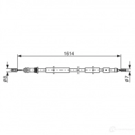 Трос ручника, стояночного тормоза BOSCH 1987477432 Peugeot 306 1 (7B, N3, N5) Седан 2.0 135 л.с. 1997 – 2000 DT6Y2 BC31 9