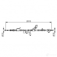 Трос ручника, стояночного тормоза BOSCH Toyota Prius 1987482859 SP TS4