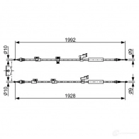 Трос ручника, стояночного тормоза BOSCH 1987482494 Ford C-Max 2 (CB7, CEU) Гранд Минивэн 1.0 EcoBoost 100 л.с. 2012 – 2025 BC2 494 N1F5PNC