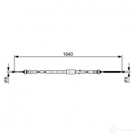 Трос ручника, стояночного тормоза BOSCH 9WZJ9 Renault Captur BC26 38 1987482638